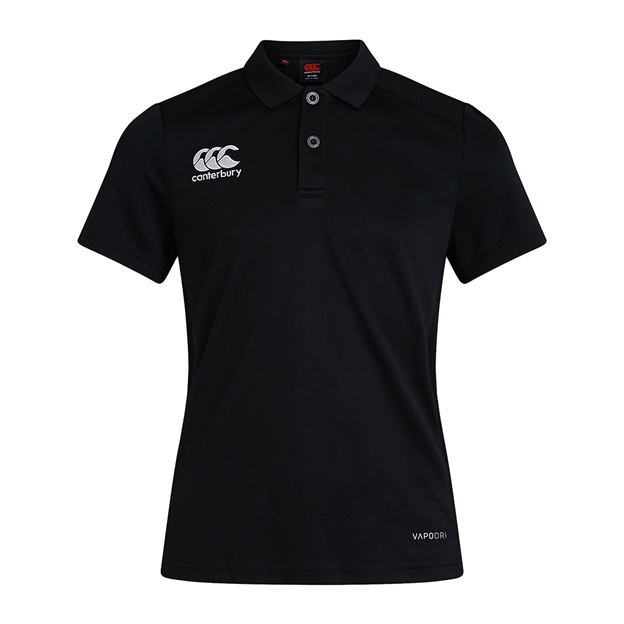 Canterbury Womens Club Training Polo Black - Front