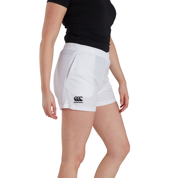 Canterbury Womens Club Gym Shorts White - Model