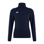 Canterbury Womens Club 1/4 Zip Mid Layer Training Top Navy - Fro 