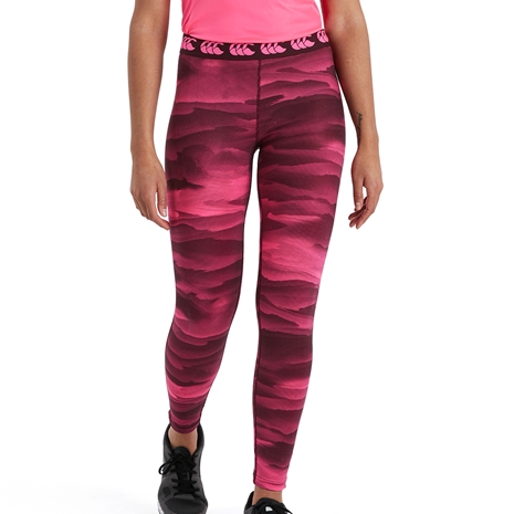Canterbury Womens Vapodri Leggings - Winetasting - Front