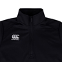 Canterbury Club 1/4 Zip Mid Layer Training Top Black - Canterbur 