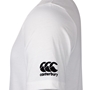 Canterbury Mens Club Plain T-Shirt - White - Sleeve 