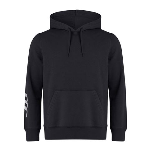 Canterbury Club Hoodie Black Kids - Front Canterbury Club Hoodie Black Kids - Front