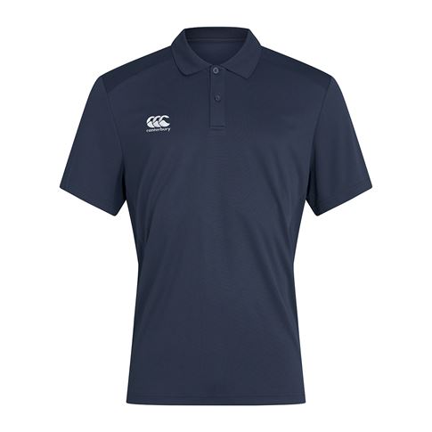 Canterbury Club Training Polo Navy Kids - Front Canterbury Club Training Polo Navy Kids - Front