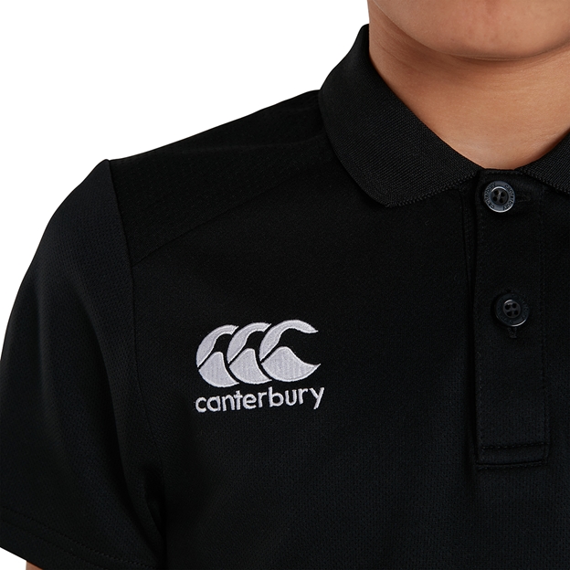 Canterbury Club Training Polo Black Kids - Detail 1
