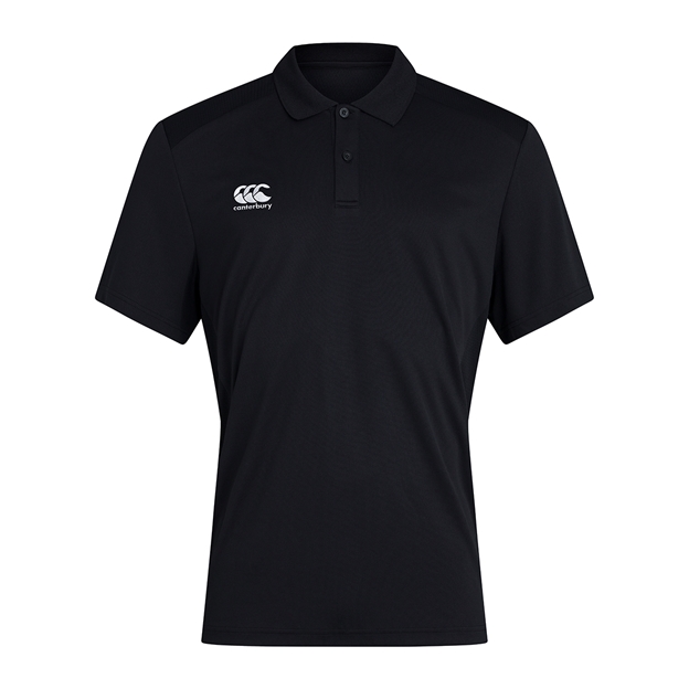 Canterbury Club Training Polo Black Youths - Front