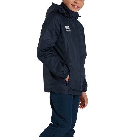 Canterbury Club Vaposhield Full Zip Rain Jacket Navy Kids - Mode