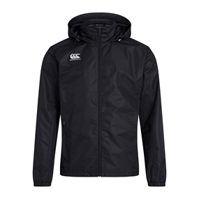 Canterbury Club Vaposhield Full Zip Rain Jacket Black Kids - Fro
