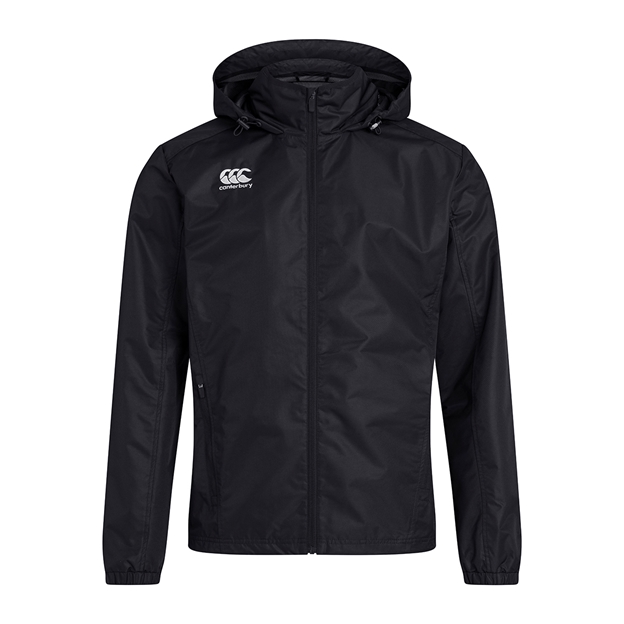 Canterbury Club Vaposhield Full Zip Rain Jacket Black Kids - Fro
