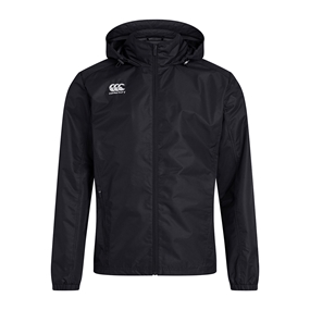 Canterbury Club Vaposhield Full Zip Rain Jacket Black Youths - F