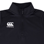 Canterbury Club 1/4 Zip Mid Layer Training Top Black Kids - Cant 