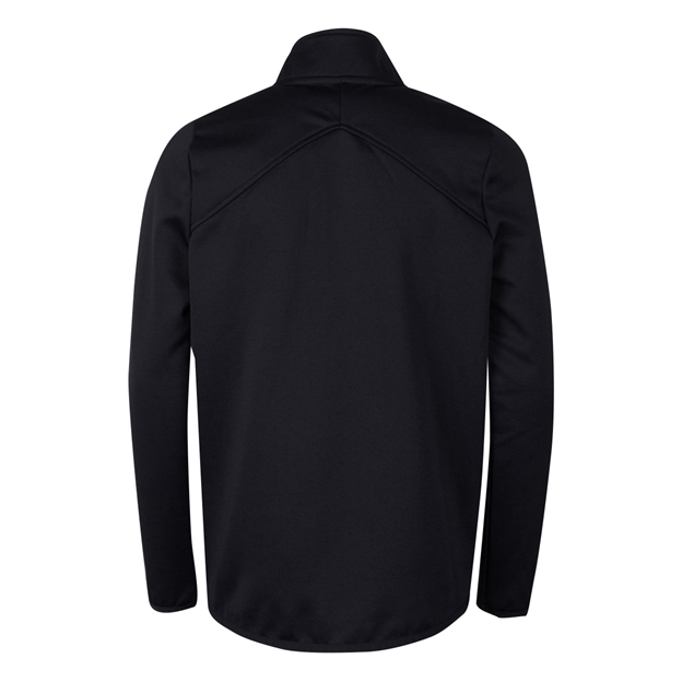 Canterbury Club 1/4 Zip Mid Layer Training Top Black Youths - Ba