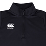 Canterbury Club 1/4 Zip Mid Layer Training Top Black Youths - Ca 