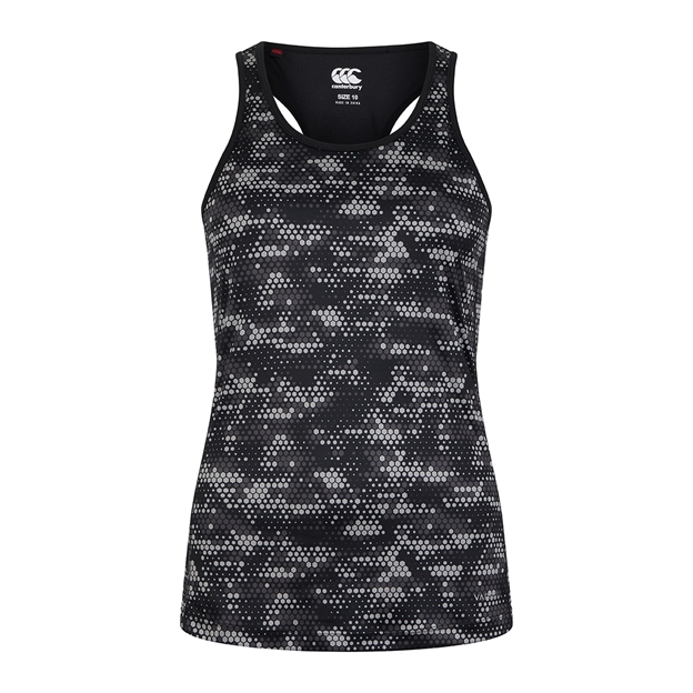 Canterbury Womens Vapodri Racerback Vest - Frost Grey - Front