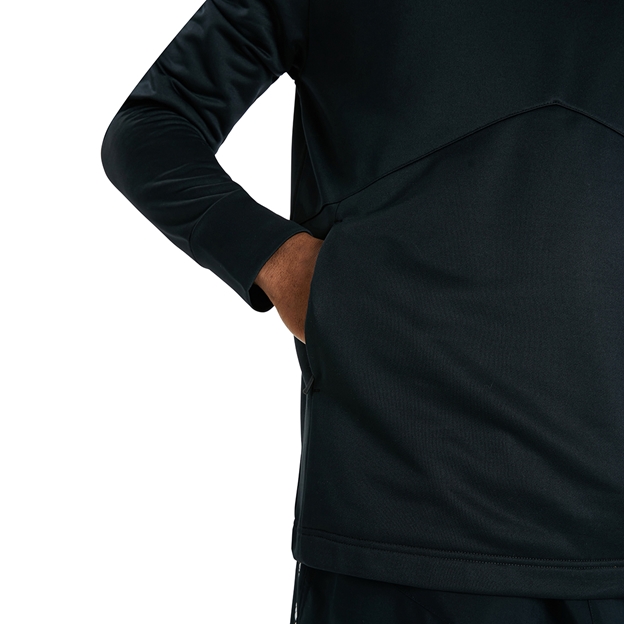 Canterbury Mens Vapodri Crossneck Training Hoodie - Black - Deta