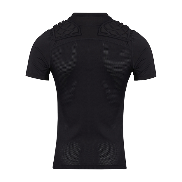 Canterbury Adults Core Rugby Shoulder Pads - Black - Back