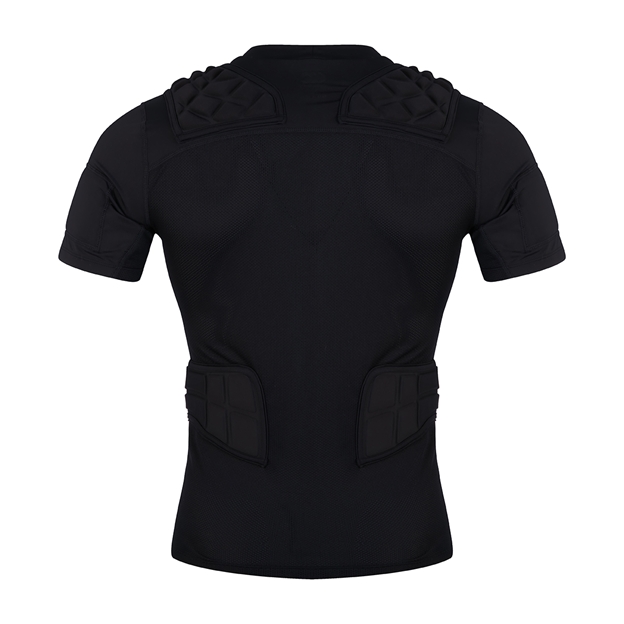 Canterbury Adults Elite Rugby Shoulder Pads - Black - Back