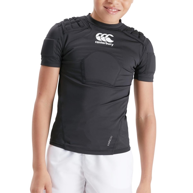 Canterbury Kids Pro Rugby Shoulder Pads - Black - Model 2