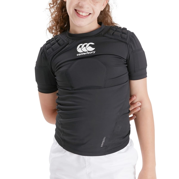 Canterbury Kids Pro Rugby Shoulder Pads - Black - Model 1