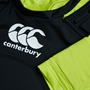 Canterbury Kids Pro Rugby Shoulder Pads - Black and Wild Lime -  