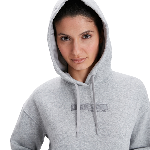 Canterbury Womens Oversize Hoodie - Classic Marl - Logo and Hood