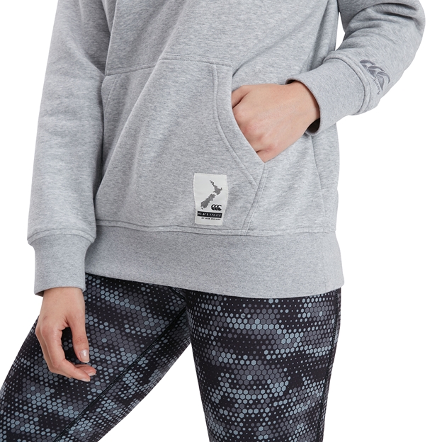 Canterbury Womens Oversize Hoodie - Classic Marl - Hem