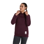 Canterbury Womens Oversize Hoodie - Winetasting - Model 1 