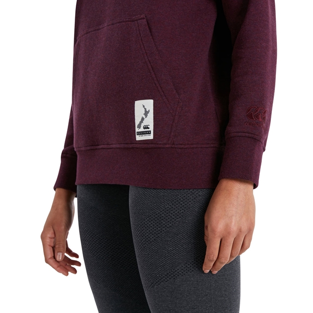 Canterbury Womens Oversize Hoodie - Winetasting - Model 4