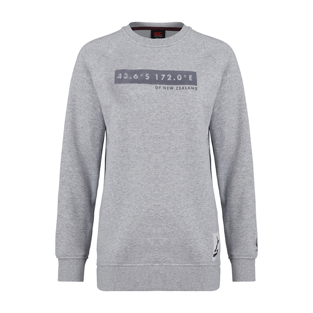 Canterbury Womens Crew Neck Sweatshirt - Classic Marl - Front