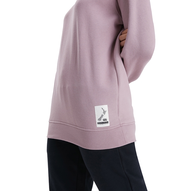 Canterbury Womens Crew Neck Sweatshirt - Elderberry - Hem