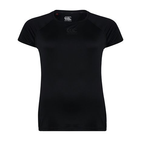 Canterbury Womens Vapodri Superlight Tee - Black - Front