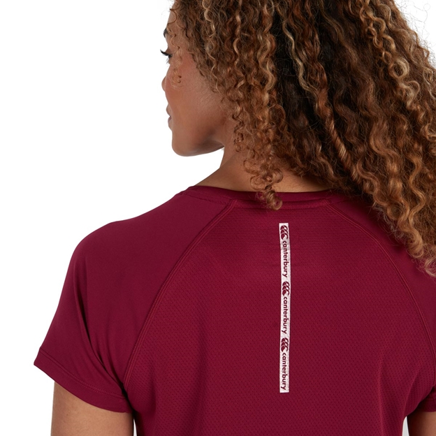 Canterbury Womens Vapodri Superlight Tee - Purple Potion - Model