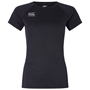 Canterbury Womens Superlight Training Tee - Black - Front 