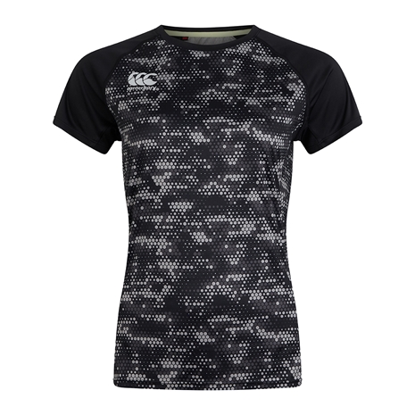 Canterbury Womens Vapodri Superlight Graphic Tee - Frost Grey - 