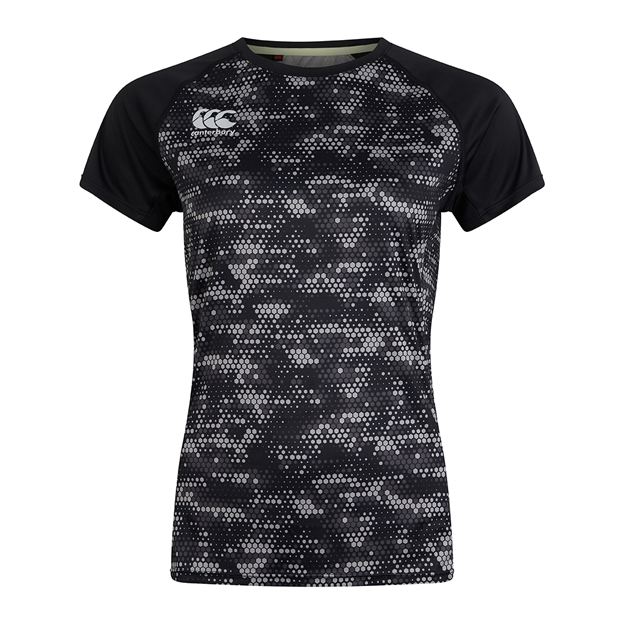 Canterbury Womens Vapodri Superlight Graphic Tee - Frost Grey - 