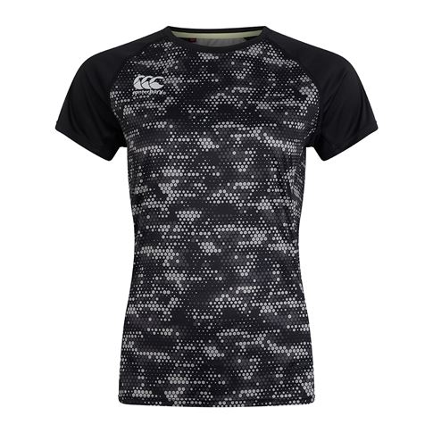 Canterbury Womens Vapodri Superlight Graphic Tee - Frost Grey - Canterbury Womens Vapodri Superlight Graphic Tee - Frost Grey -