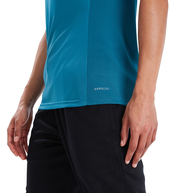Canterbury Womens Superlight Graphic Training Tee - Blue Coral -