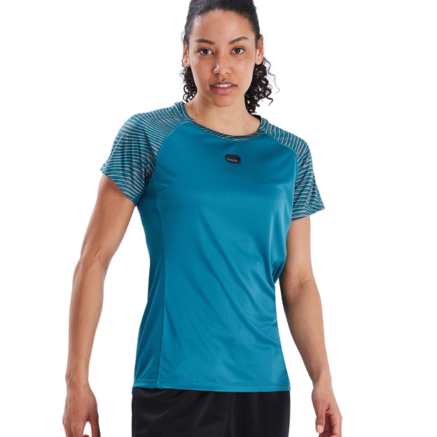 Canterbury Womens Superlight Graphic Training Tee - Blue Coral -