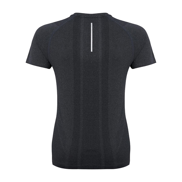 Canterbury Womens Seamless Tee - Blackened Marl - Back