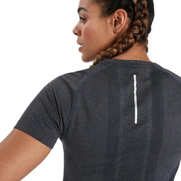 Canterbury Womens Seamless Tee - Blackened Marl - Model 6