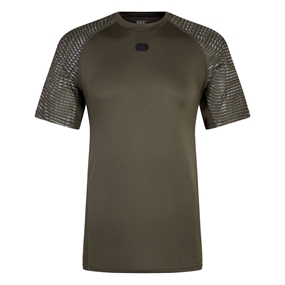 Canterbury Mens Vapodri Superlight Graphic T-Shirt - Forest - Fr
