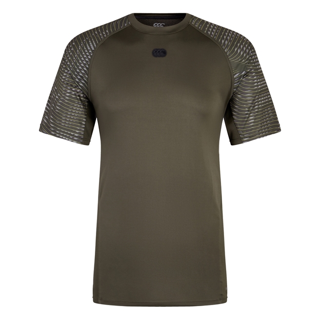 Canterbury Mens Vapodri Superlight Graphic T-Shirt - Forest - Fr
