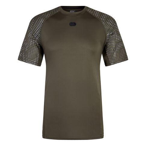 Canterbury Mens Vapodri Superlight Graphic T-Shirt - Forest - Fr Canterbury Mens Vapodri Superlight Graphic T-Shirt - Forest - Fr