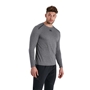 Canterbury Mens Vapodri Training Tee - Grey Marl Long Sleeve - D 