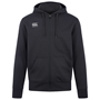 Canterbury Mens Full Zip Hoodie - Black - Front 