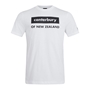 Canterbury Kids Graphic Tee - Black and Bright White - Front 