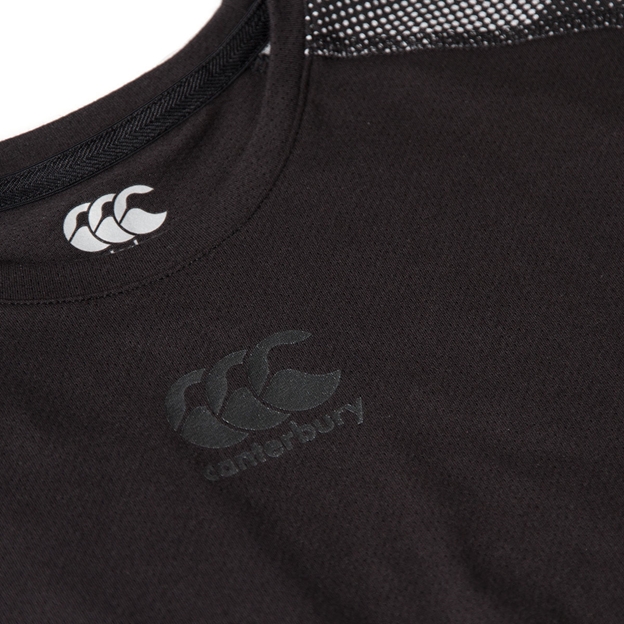 Canterbury Kids Vapodri Graphic Training Tee - Black - Detail 1