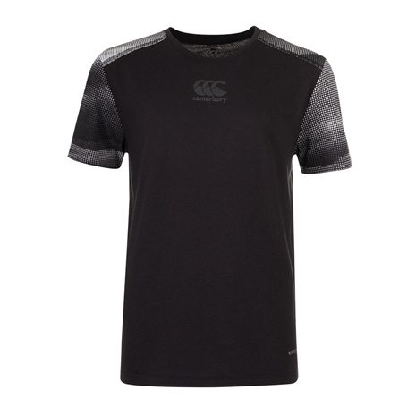 Canterbury Kids Vapodri Graphic Training Tee - Black - Front