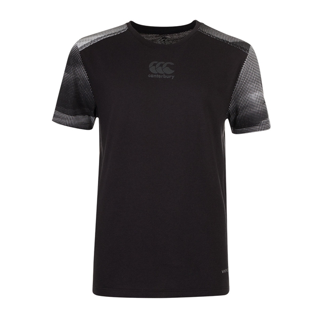 Canterbury Kids Vapodri Graphic Training Tee - Black - Front