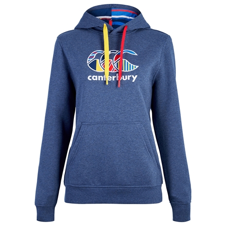 Canterbury Womens Uglies Pullover Hoodie - Denim Marl - Front